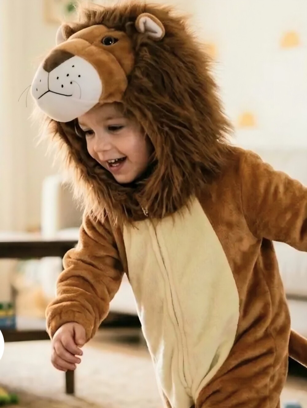 Unbranded Child Plush Lion Halloween Costume, 3T/4T🦁